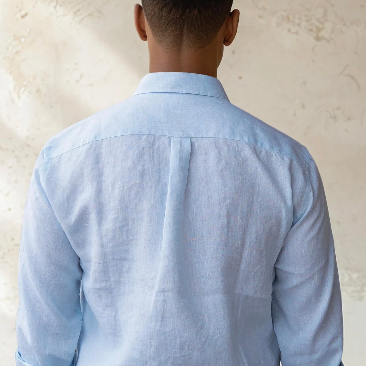 LINEN SHIRT - Sky blue