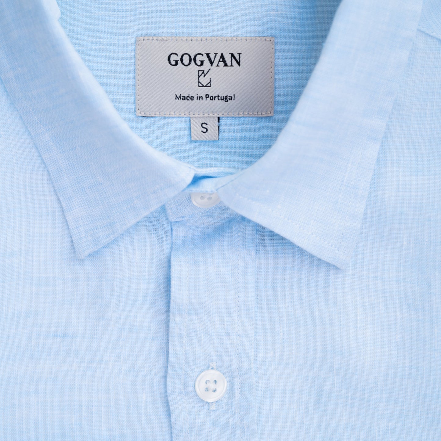 LINEN SHIRT - Sky blue