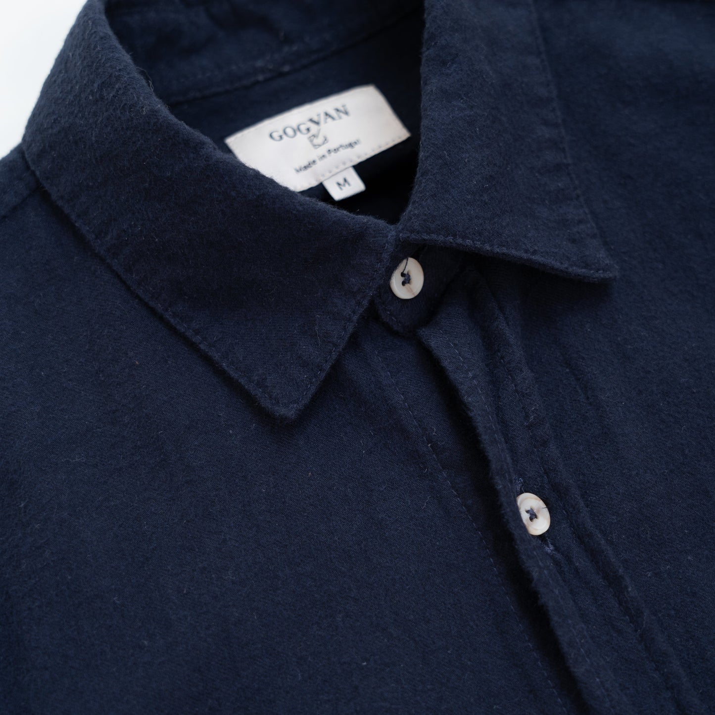 FLANNEL SHIRT - Navy blue