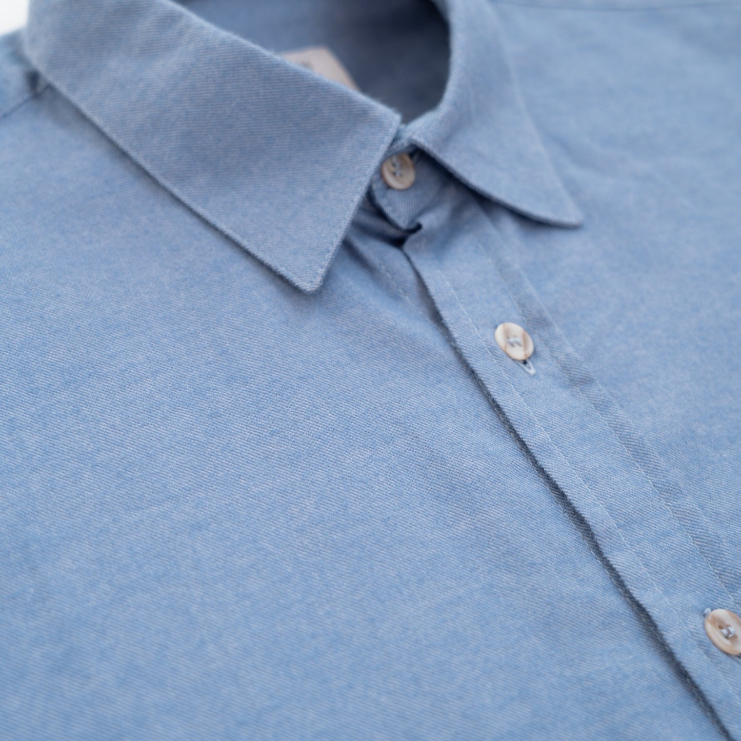 FLANNEL SHIRT - Soft blue