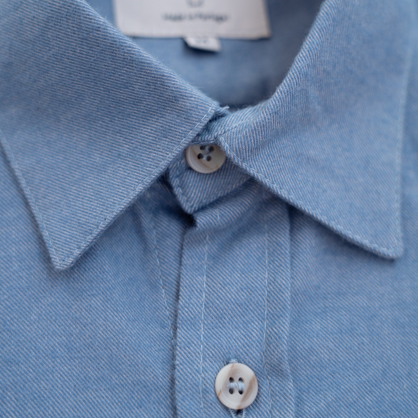 FLANNEL SHIRT - Soft blue